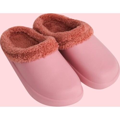 2021 Pink Dyed Printed Fox Fur Outdoor All-match Casual Sandals Spring Women New Home Durable Non-slip Slippers