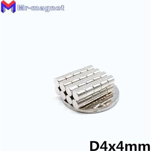 500pcs N35 4 x 4mm Cuboid Block Craft Rare Earth Neodymium Magnetic Magnet 4mm*4 mm magnets