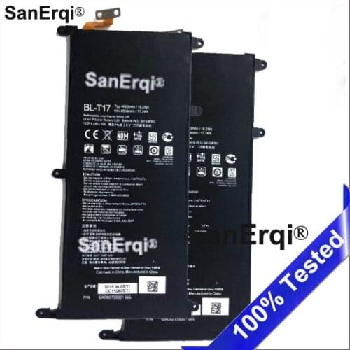 For LG G PAD X Tablet Battery for LG G PAD X 8.3 VK815 VK810 V520 V522 4800mA BL-T17 battery