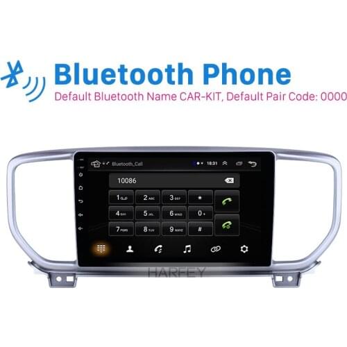 Harfey 2din 9 inch GPS Navi car Radio Android 8.1 for Kia Sportage R 2018 2019 with Bluetooth HD Touchscreen USB support Carplay