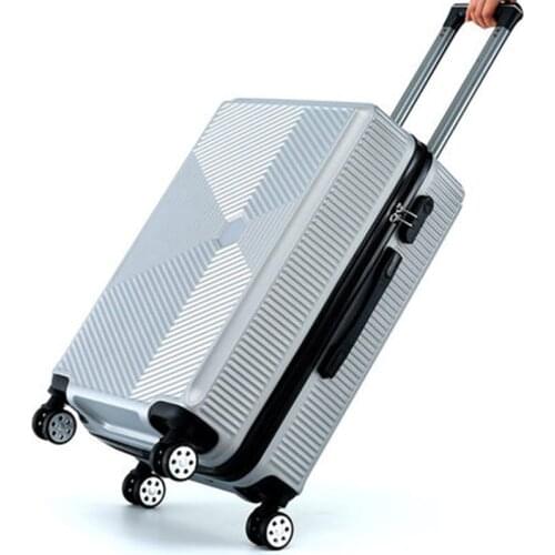 Zipper pull rod luggage men and women luggage fashion travel password box check-in case 20-inch universal wheel ins net red