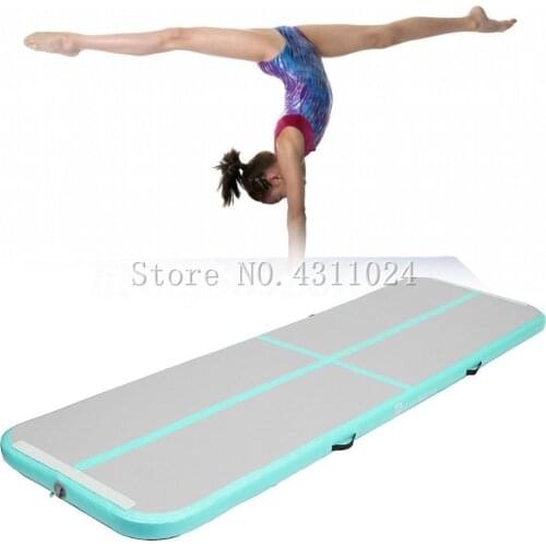 Free Shipping 3x1x0.1m Discount Home Gymnastics Equipment Inflatable Training Air Track,Inflatable Gymnastics Air Mat Free Pump