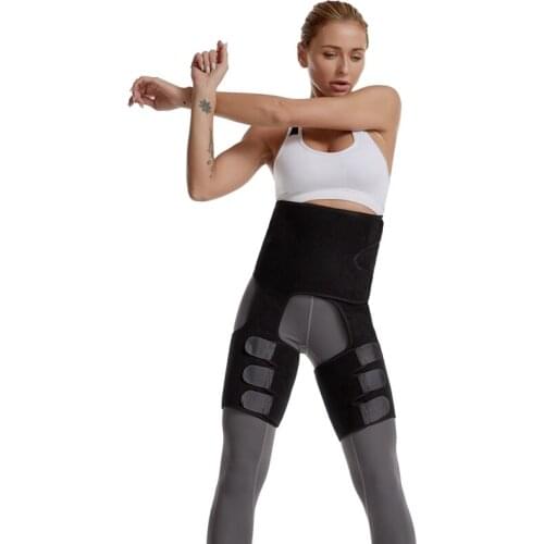 Hot Sale Thigh Trimmer Butt Lifting Waist Leg Shaper Thermo Shaping Fat Reduce Push Up Shapewear Fajas Neoprene Slimming Belt XL