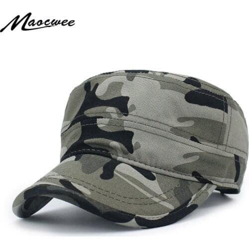 Men Women Military Hat Fashion Camouflage Solid Color Army Military Cap Adjustable Sun Hats Outdoor Sports Casual Military Hats