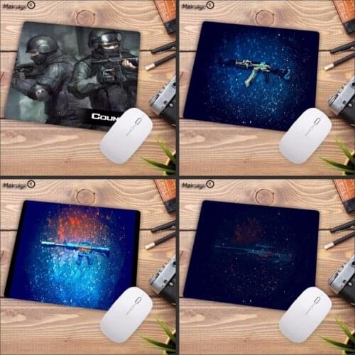 Mairuige Gun Mouse Pad PC Computer Laptop Gaming Mice Play Mat Mousepad For Large Game Counter Strike LOL DOTA Table Mouse mat