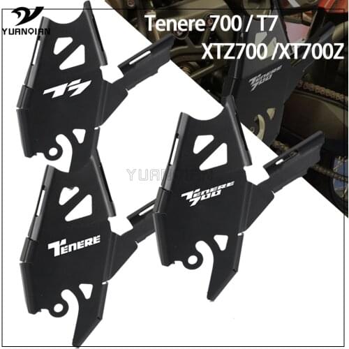 Motorcycle Footpeg Footrest Front Brake cylinder Heel Plates Guard Protector For YAMAHA Tenere 700 T7 Rally XTZ 700 700Z 19-2021