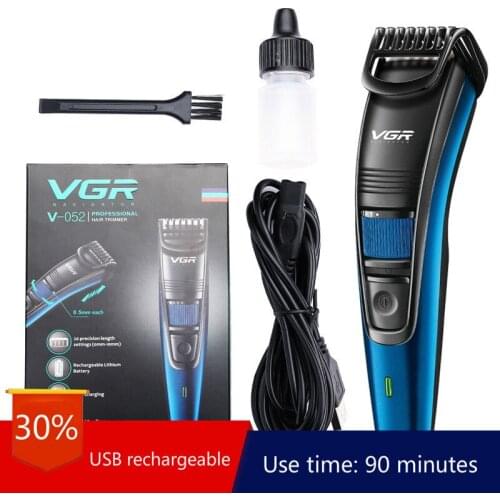 Mens grooming Beard Trimmer hair mustache trimer professional stubble face rechargeable hair cutting machine adjust 100-240V
