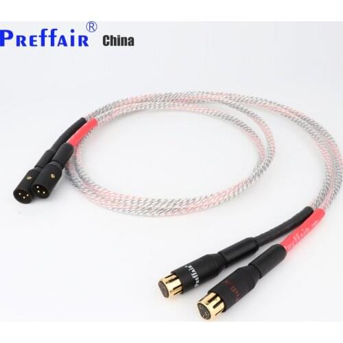 Pair HI-End Valhalla Series Audio HiFi Banlance Cable XLR Male to Female Audio Interconnect Cable HiFi
