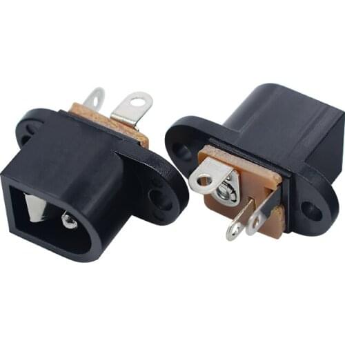 10Pcs DC016 DC Power Socket Jack Connector 3Pin DIP Needle DC-016