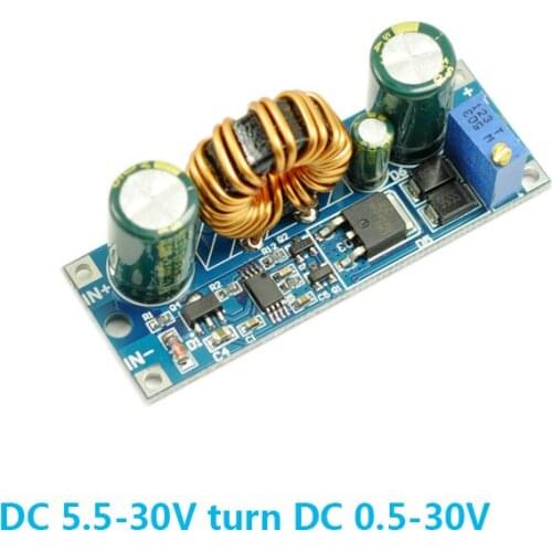 Adjustable DC Regulator Module 5V12V, dc-dc Automatic Buck-Boost Power Supply Regulator 0.5-30v 30W