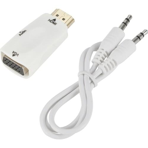 VGA Adapter HD 1080P Male-to-female Audio Cable Converter for PC Laptop TV Box Projector Cable