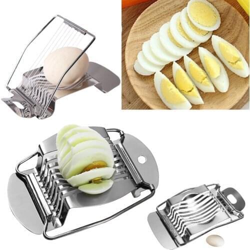 Egg Cutter Multifunctional Fruit Slicer Boiled Egg Slicer Section Cutter Mold Flower Edges Gadgets Kitchen Supplies 2