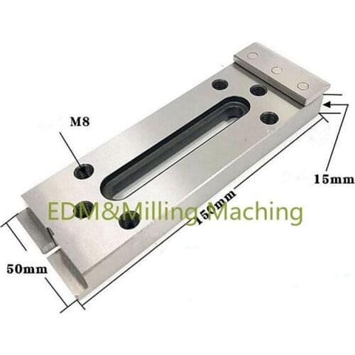 Wire EDM Machine Clamp Tool 150X50X15mm Extension Jig Holder Stainless Steel M8 For Sodick DWC Wire Cut EDM Machine