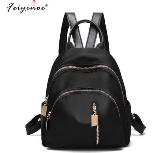Female Backpack Student Fashion Korean Style Bag Women Backpack Nylon Backpack