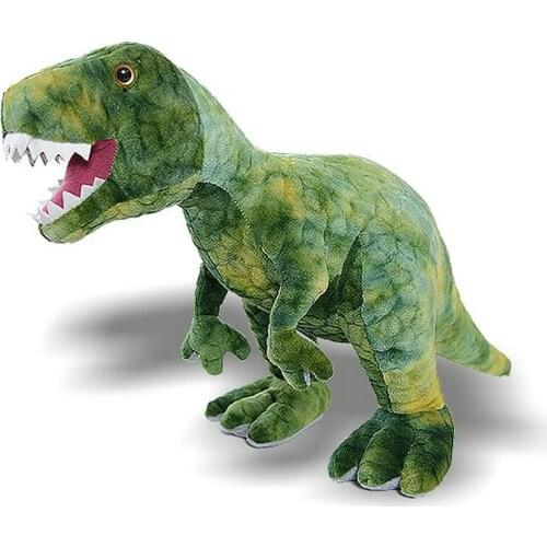 1.1M Plush Jurassic Dinosaur Toy Simulation Trex Doll Big Animal Stuffed Toy Kids Toys Birthday Gift For Boy High Quality T-REx