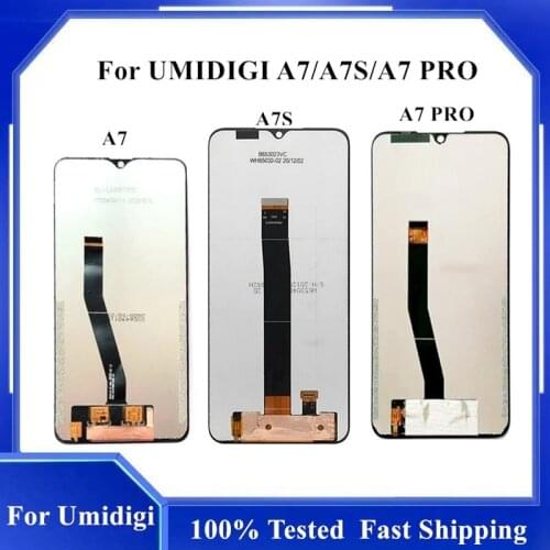 100% Tested For UMIDIGI A7 PRO LCD Display With Touch Screen Digitizer Assembly For UMIDIGI A7 A7S LCD Touch Screen Digitizer