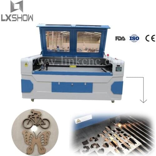 Fast delivery CO2 laser hybrid machine 150w 280w 300w plywood ABS steel co2 laser machine