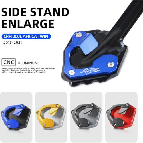 For Honda CRF1000L Africa Twin Adventure Sports 2018 2019 2020 2021 Kickstand Foot Side Stand Extension Pad CRF1000L 2015 -2021
