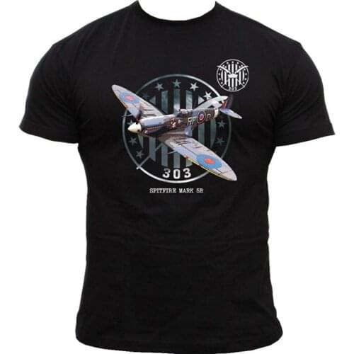 World War Ii Spitfire Mark 5B Plane Plane Series MenS T-Shirt Unisex Tees