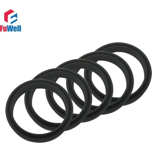 LBH Type Hydraulic Cylinder Seal 70x80x8mm Black NBR Hydraulic Pump Oil Seal for Oil Cylinder Dust-proof 115x125x8mm Oil Seal
