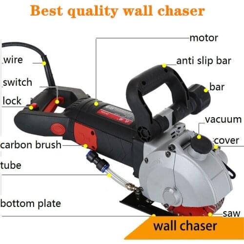 Best quality wall chaser tools for home decoration Laser water electric slotting machine cutting machine