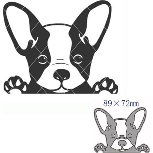 Metal cutting dies cut die mold dog decoration Scrapbook paper craft knife mould blade punch stencils dies