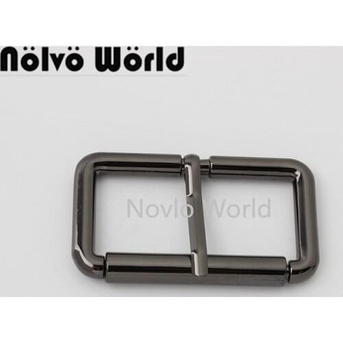 Nolvo World 5-20pieces 38mm 51mm 5 colors gun black pin buckle accessories for handbags shoulder bags for women