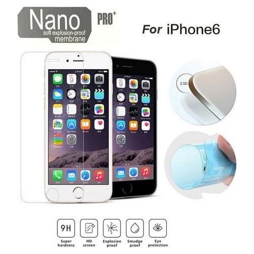 Nano Anti Shock Shield Ultrastrong Soft Explosion Proof Membrane Screen Protector for iphone 6 6s 4.7 inch