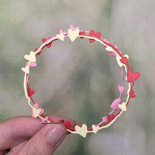 New Heart love heart ring Metal Cutting Dies for DIY Scrapbooking Album Paper Cards Decorative Crafts Embossing Die Cuts