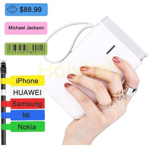 Niimbot D11 Mini Wireless Label Printer Bluetooth Thermal Label Printer Price Labeller Tag Price inkless Printer Office home