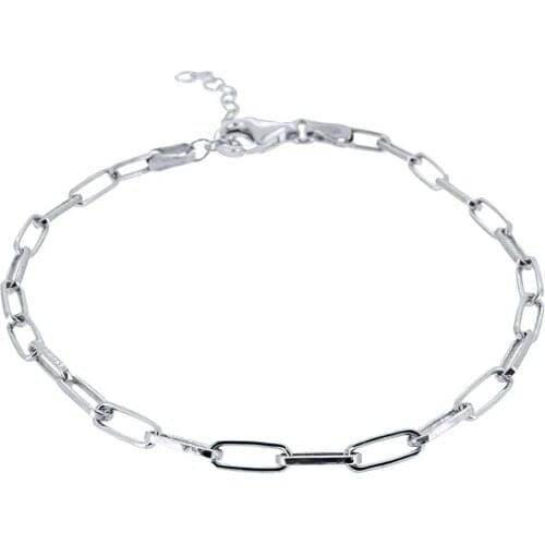 DARK DIAMOND-link bracelet in 925 sterling silver or 18K gold plated