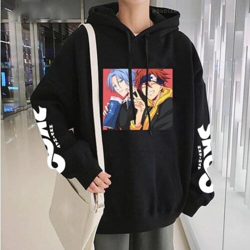 Harajuku Japan Anime Sk8 The Infinity Hoodie Funny Cartoon Kawaii Langa And Reki Sweatshirts Female Fashion Winter Warm Clothes