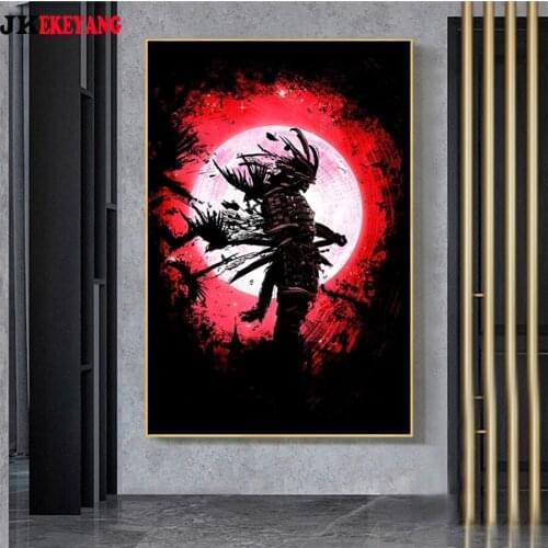 5D Diy diamond painting Japanese samurai Diamond Mosaic sale Rhinestone Embroidery cross stitch Y4008