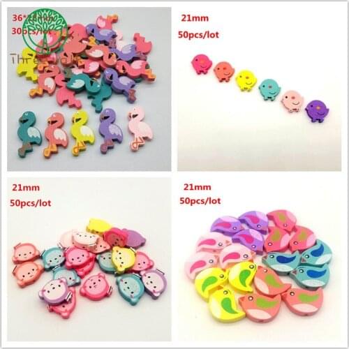 6-14mm Mixed Colored Wooden Square Beads DIY Jewelry Findings V54