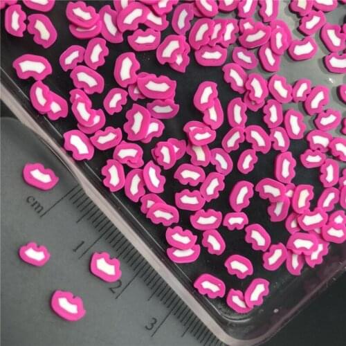 60g Lips Polymerclay,Soft Clay Sprinkle For Kids Diy/Craft Diy Making/Nail Art/Scrapbook Decoration/Craft Filler