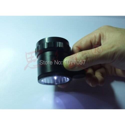 Free shipment ! ISO , CE , Magnification 10x , Professional Adjustable LED Measuring Scale Magnifier for printing industry