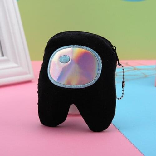 Kawaii Among Plush Keychain Toys Us Doll Pendant Kids Cute Keychain For bags Children Keyring Boys Girls Birthday Small Gifts