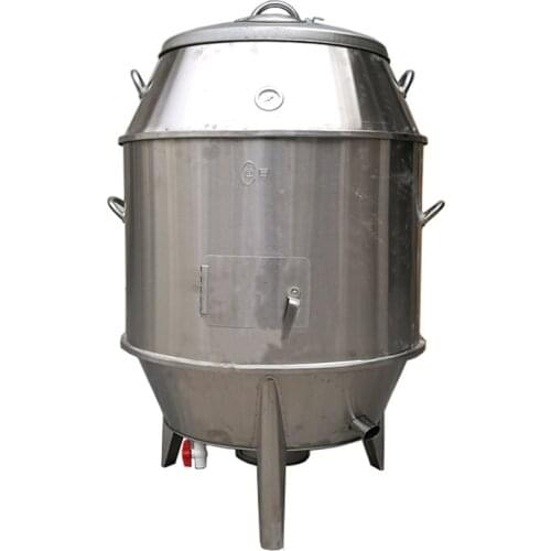 90cm double-layered duck oven charcoal grill commercial roast duck oven charcoal grilled chicken stove stainless steel shell