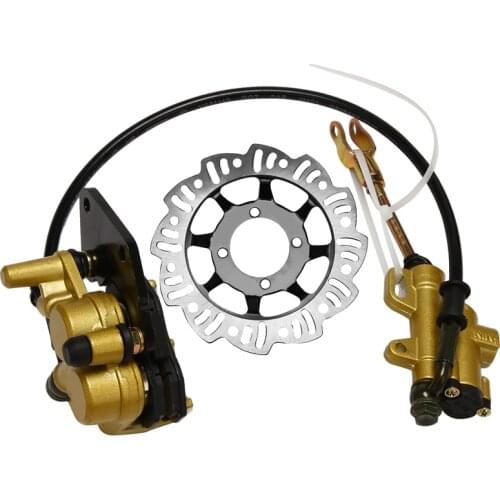 Footbrake Master Cylinder Rear Brake Pads Disc for 110Cc 125Cc Dirt Pit Bike