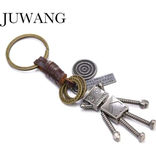 JUWANG 2020 New Fashion DIY Keychain Pendant Hooks 25 Kinds Alloy Key Chains Rings Hanging Accessory For Bag Car Key Decoration