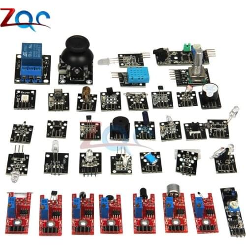 Sensor kit 37 in 1 Sensor Kit Module For Arduino Raspberry Pi /joystick/photosensitive/Sound Detection/Obstacle avoidance/buzzer