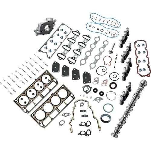 Front Engine Head Camshaft Gasket Set For GM for Chevrolet 5.3L AFM DOD Delete Kit Bolts Lifters Oil Pump