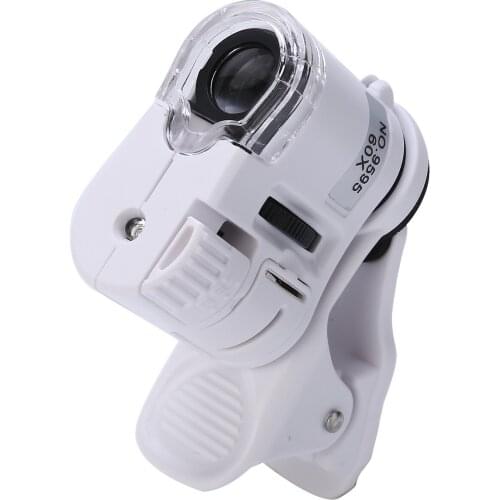 Microscope Magnifier Micro Camera Clamp Clip with LED/Purple Light Function Mobile Phone Microscopio Magnifier Clip Microscope
