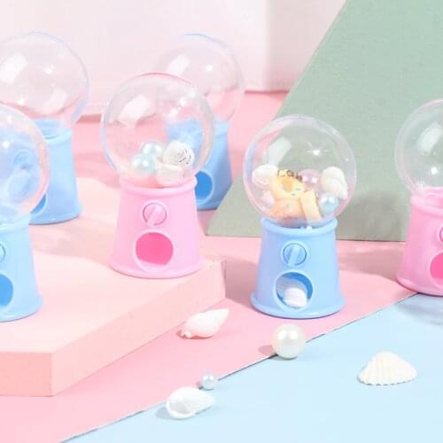 Mini Candy Machine Bubble Gumball Dispenser Coin Bank Kids Toy Chrismas Gifts