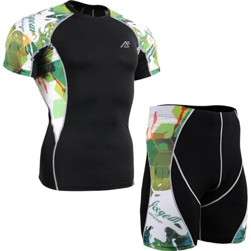 Life on track Mens Sportswear Riding underwear Male Set Sportswear Sport Suit Workout Cycling Clothing Set