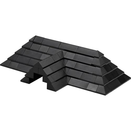 Roof Tiles Pack brick pack DIY enlighten block brick set Compatible With Other Assembles Particles No instruction