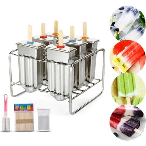 Stainless Steel Popsicle Molds Popsicle Holder Ice Cream Popsicle Sticks Ice Cream Holder Moulds Ice Lolly Moulds and Sticks