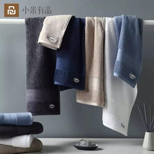 Youpin 100% Pure Cotton Towels Face Bath Towel Women Men Super Absorbent Large Towel Thick Soft Comfortable Bathroom Towels