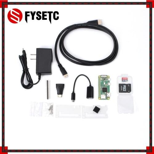 Raspberry Pi Zero 1.3 or Raspberry Pi Zero W Starter Kit+Acrylic Case+GPIO Header+16G SD Card+Power Adapter+HDMI Cable