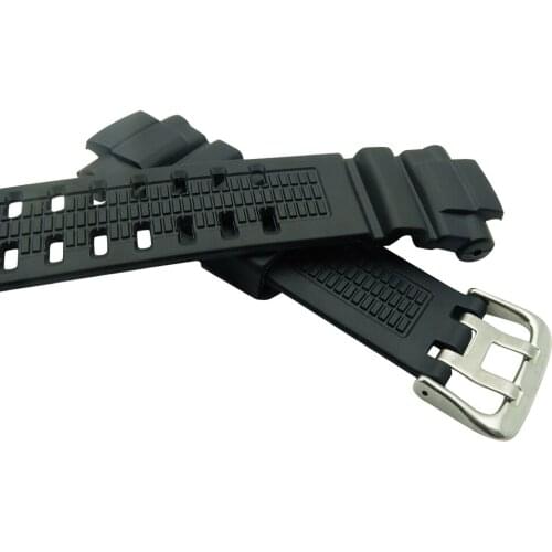 For G Type Shock Sprot Watches 15mm Black Rubber Resin Watch Bands Strap For GW-3500B/GW-3000B/GW-2000 DIY Replace